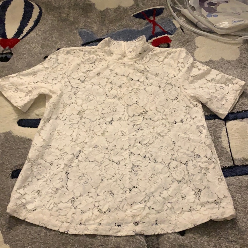 White lace top